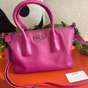 Folli Follie Pink Satchel Bag